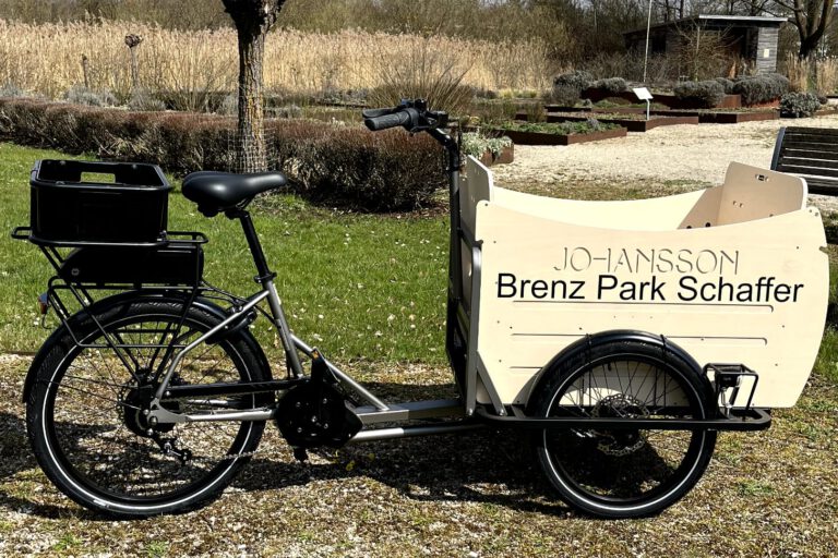 Neues Lastenrad für die Brenzparkschaffer